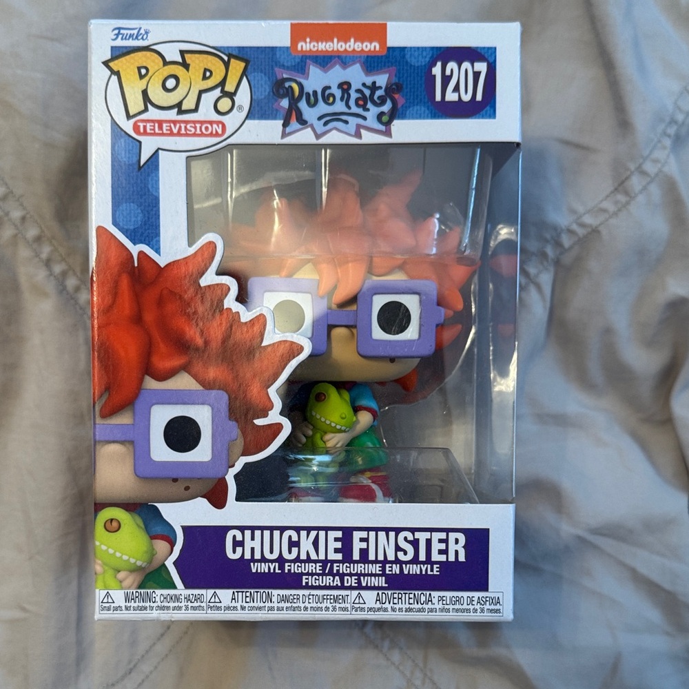 Funko Pop Rugrats Chuckie Finster with Orange Hair and Purple Glasses